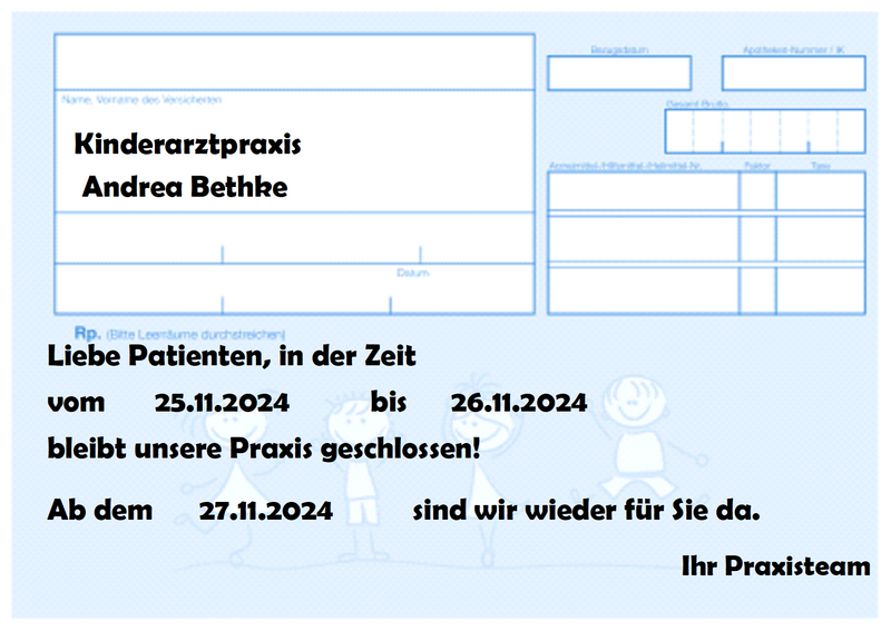 Medien/Novemberurlaub